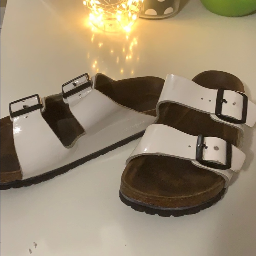 White Birkenstock size 38